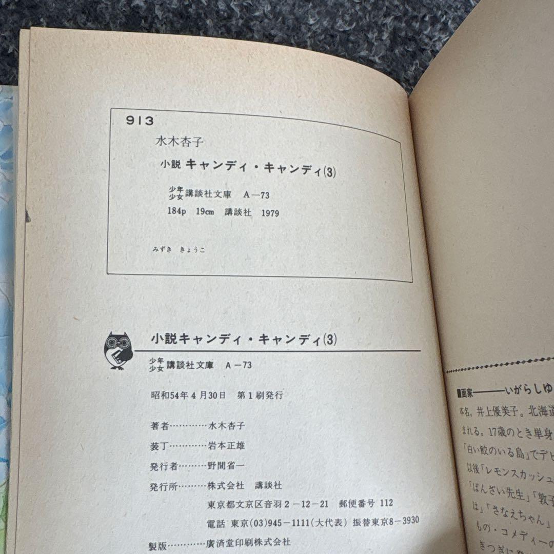 キャンディキャンディ 小説