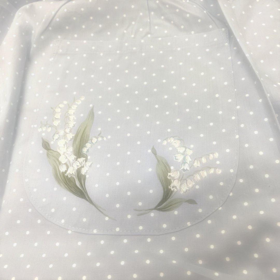 新品✨Diorクリスチャンディオール エプロン すずらんミュゲ 花柄　タグ付