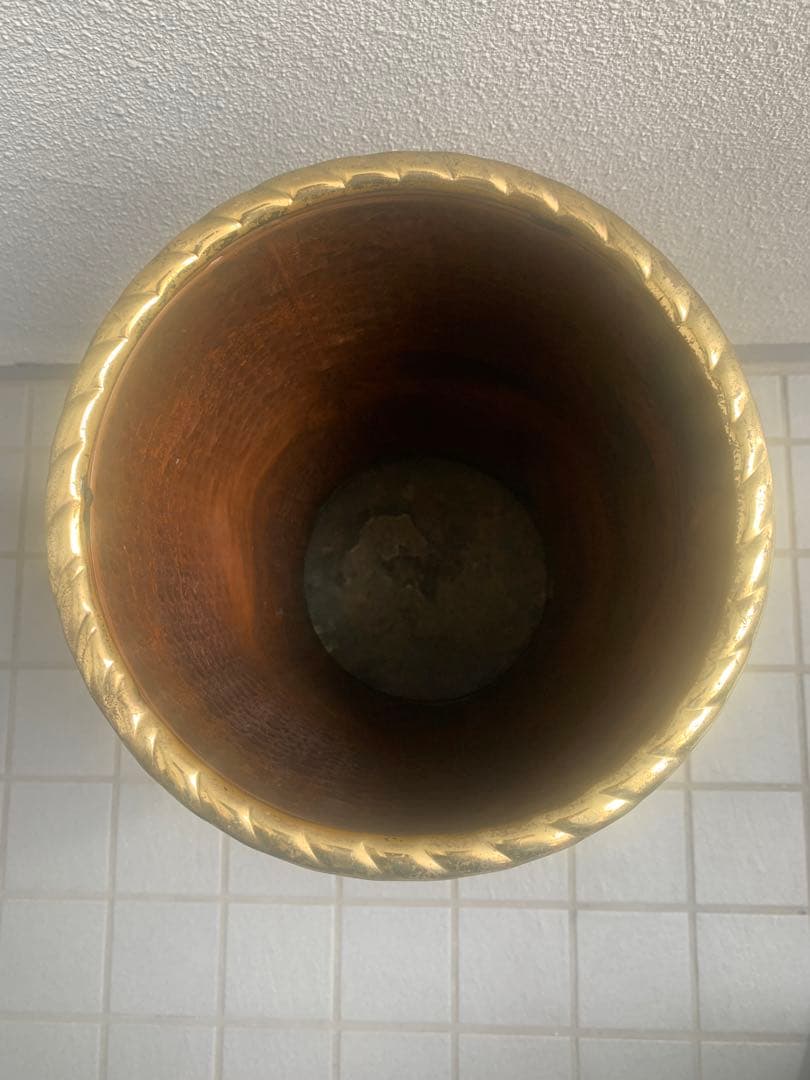 銅　ブロンズ　イタリア　傘立て　ヴィンテージ　中古