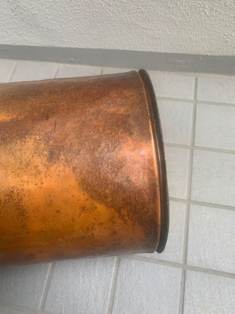 銅　ブロンズ　イタリア　傘立て　ヴィンテージ　中古