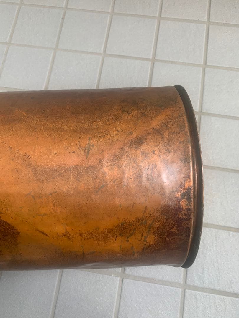 銅　ブロンズ　イタリア　傘立て　ヴィンテージ　中古