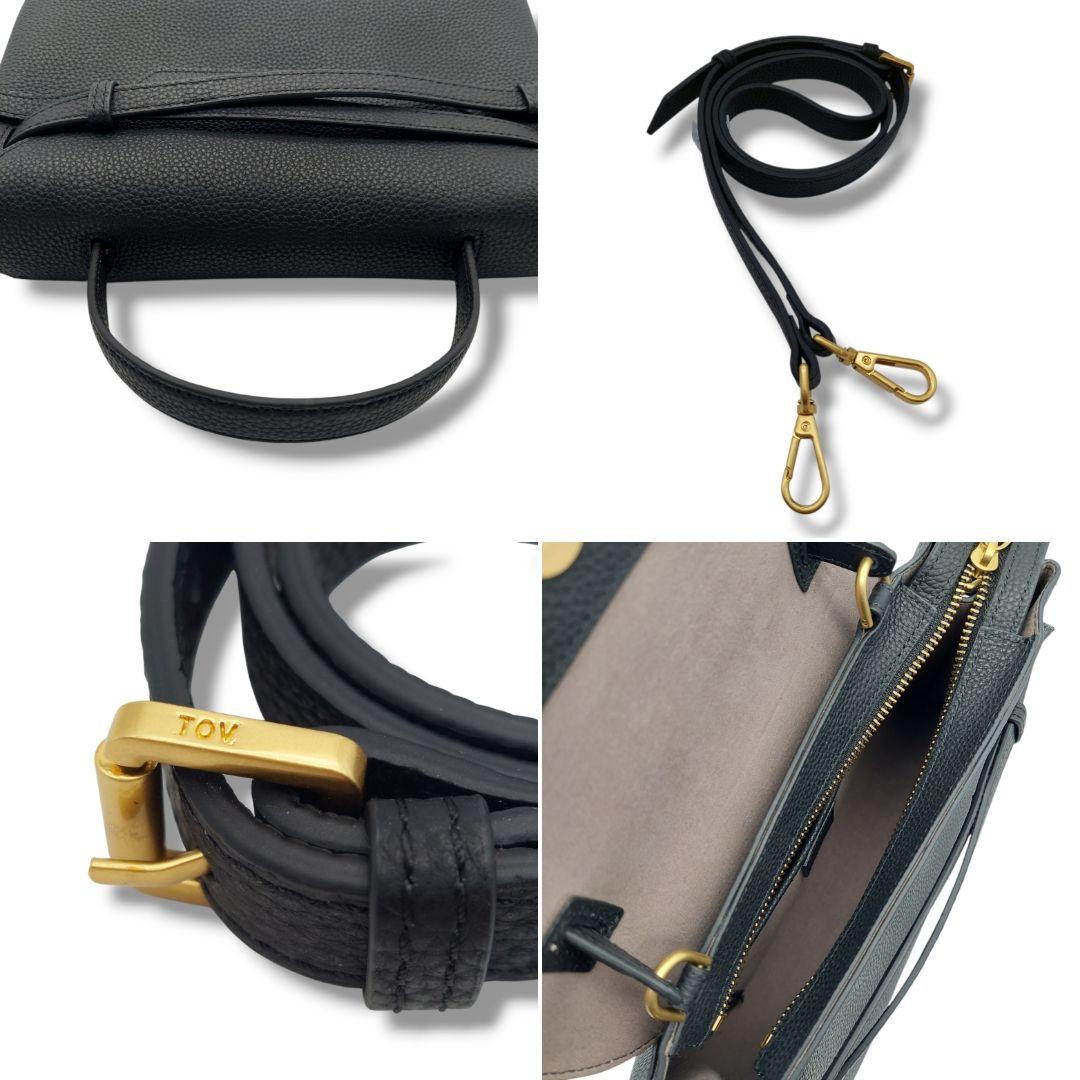 【極美品】TOV トーヴ　MIMI M ブラック 2way シボレザー　人気