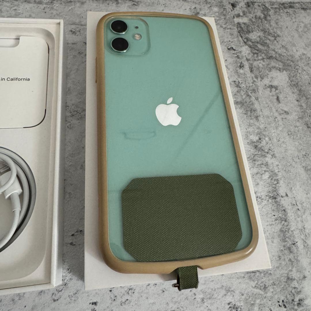良状態美品 iPhone 11 64GB ミントグリーン 本体 Apple