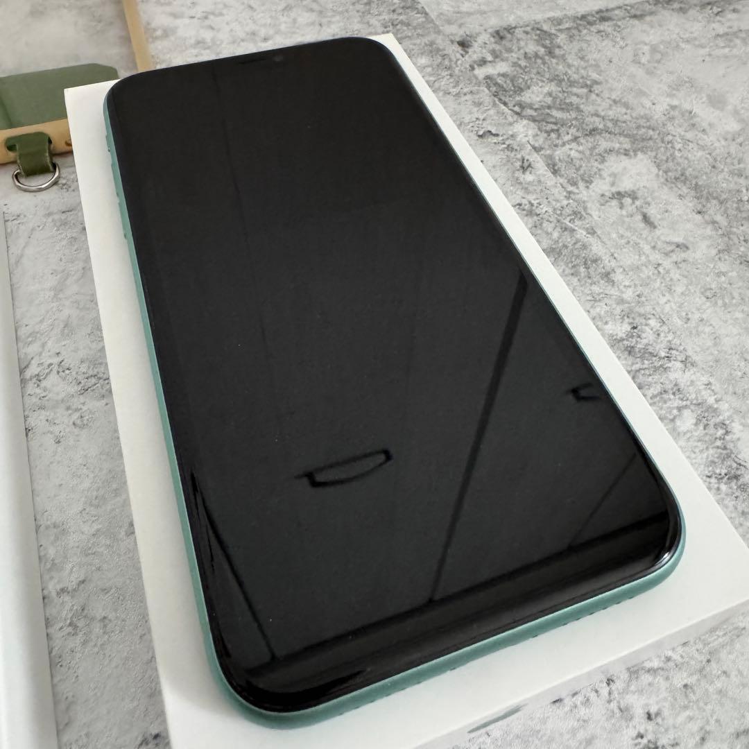 良状態美品 iPhone 11 64GB ミントグリーン 本体 Apple