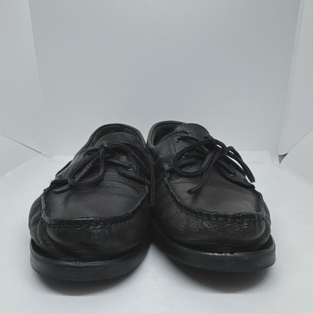 美品 Paraboot BARTH MARINE 7 黒 CERF 鹿革
