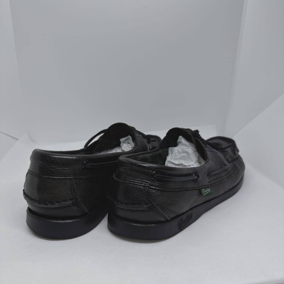 美品 Paraboot BARTH MARINE 7 黒 CERF 鹿革