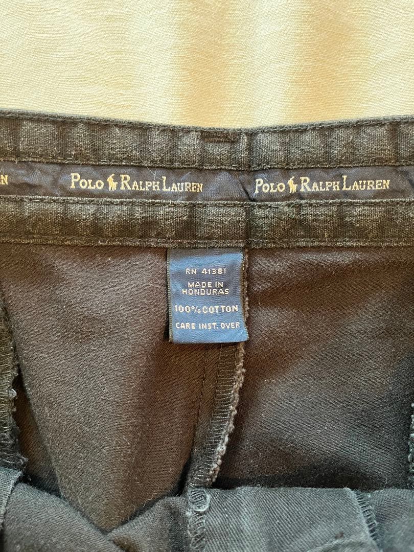 【古着の王道】ラルフローレン ポロチノ 黒 アンドリュー 90s