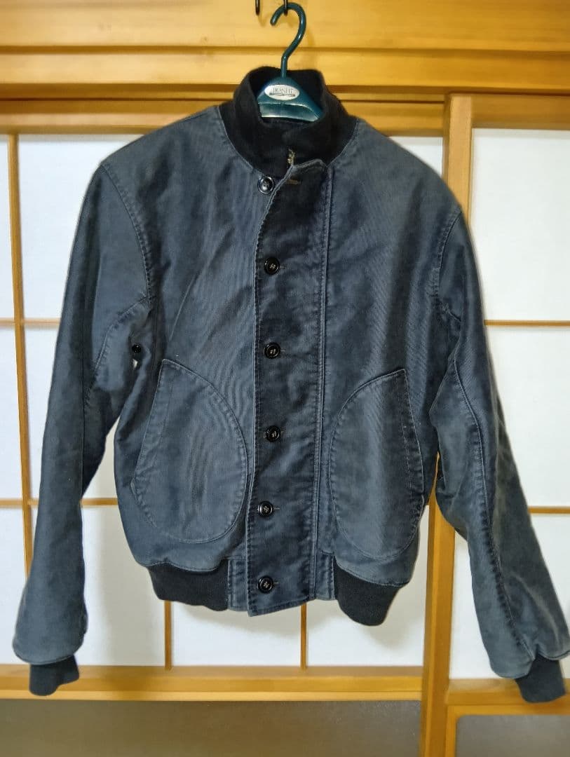 ダブルアールエル　ポロラルフローレンネイビーデッキジャケット