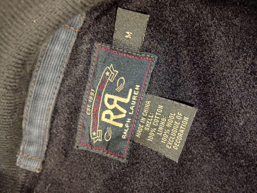 ダブルアールエル　ポロラルフローレンネイビーデッキジャケット