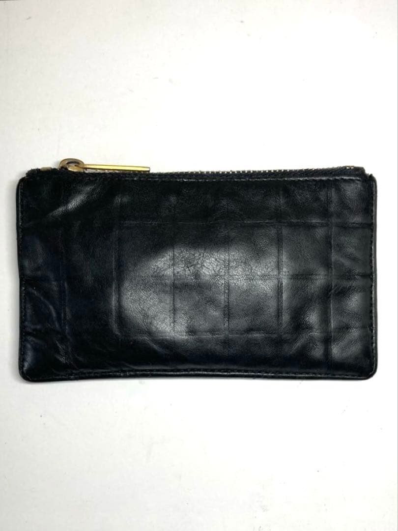 シャネル　チョコバー　レザー　キーリング付き　ケース　カードケース　訳あり