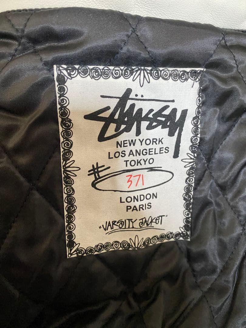 ふ*ら様 STUSSY スカル刺繍 スタジャン