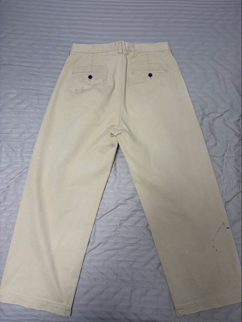 ANCELLM PAINT CHINO TROUSERS サイズ3