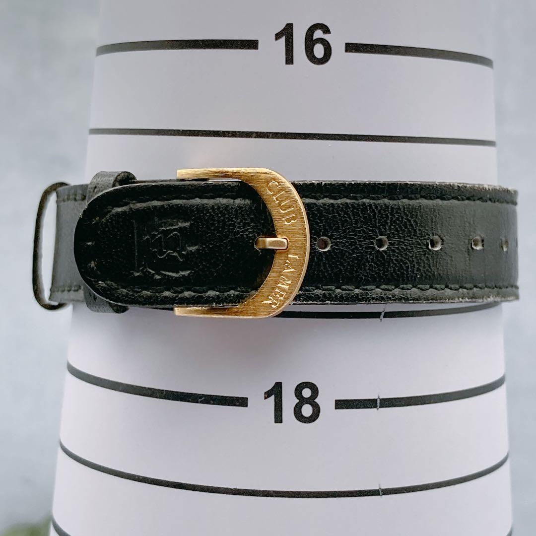 【稼動品】SEIKO シャリオ スクエア メンズ クォーツ 社外ベルト 腕時計