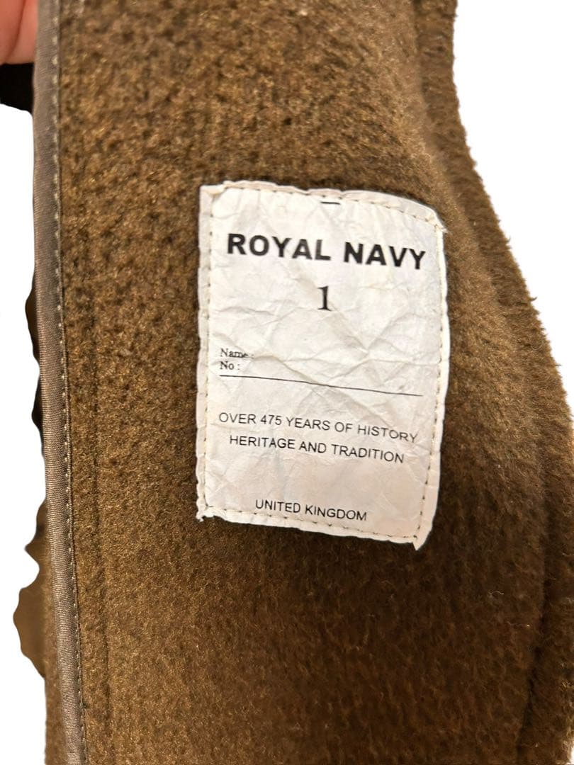  Navy 英国製 ダッフルコート RN22FDFL41 Lサイズ