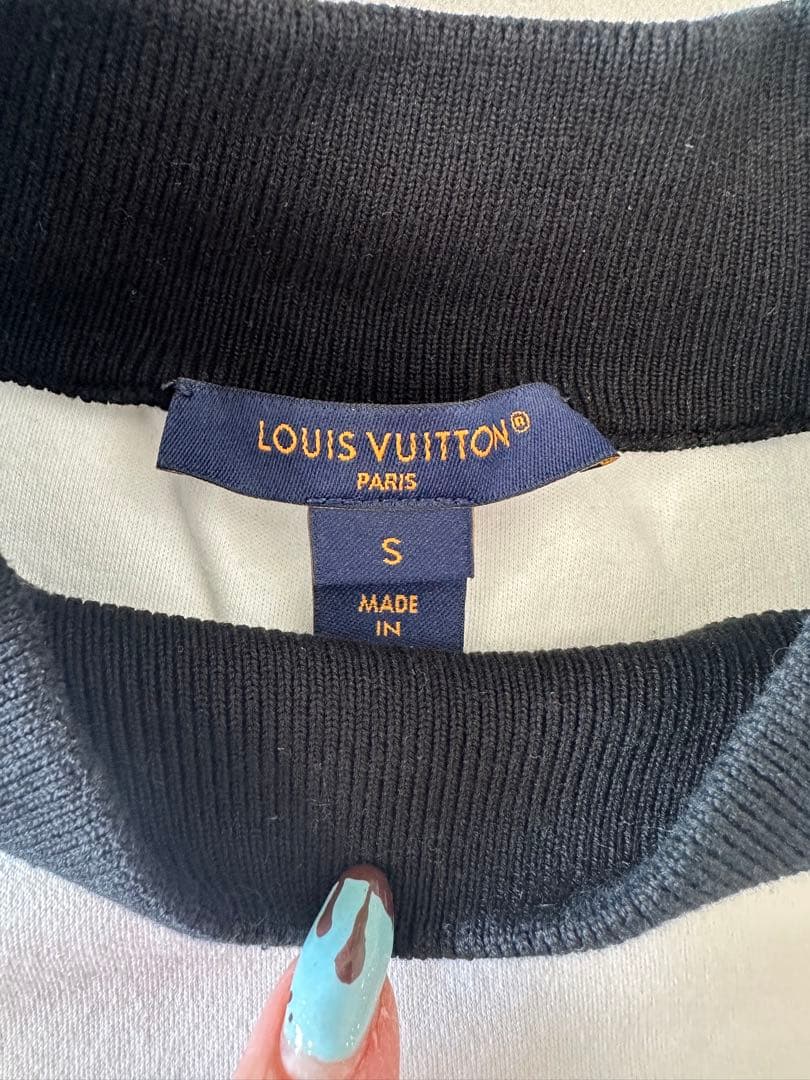 ルイヴィトン VUITON ロゴ クルーネック スウェット トリコロール