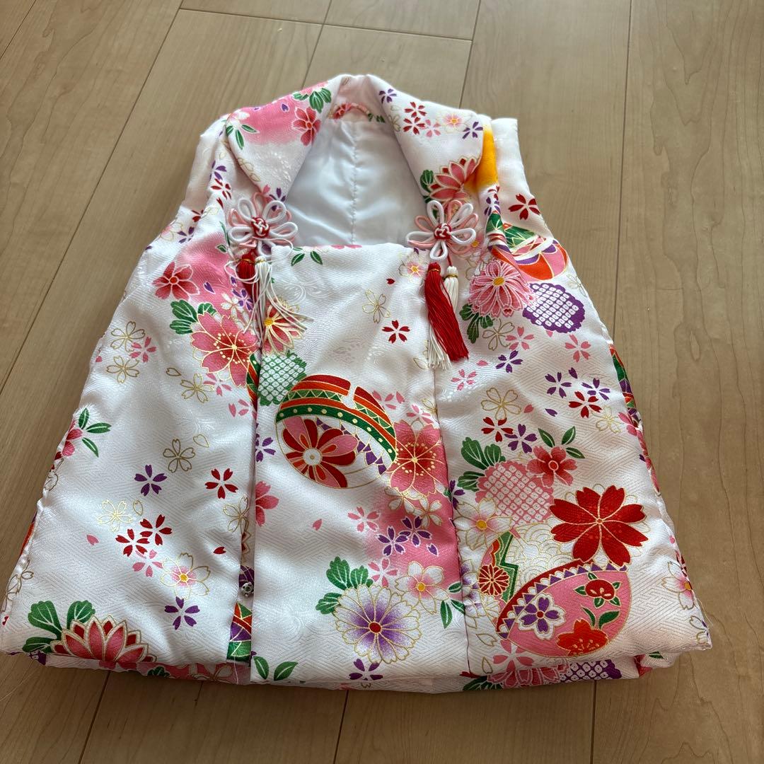 七五三 着物9点セット ピンク 花柄　3歳女の子