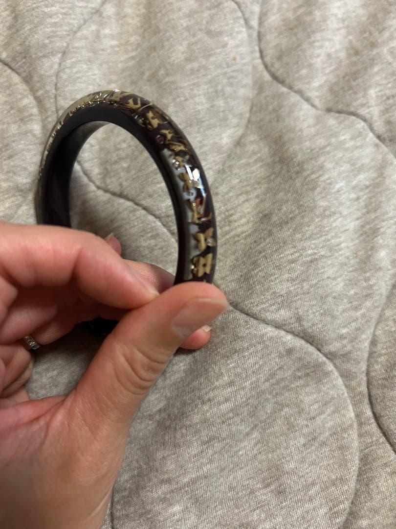 ルイ・ヴィトンモノグラムブラスレアンクルージョンブレスレットバングル