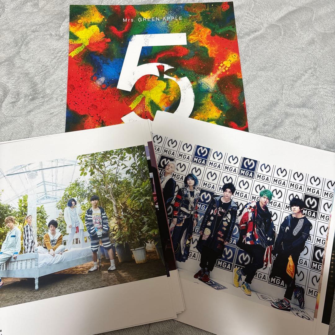 Mrs. GREEN APPLEアルバム「5」 LPサイズフォトポスター17枚