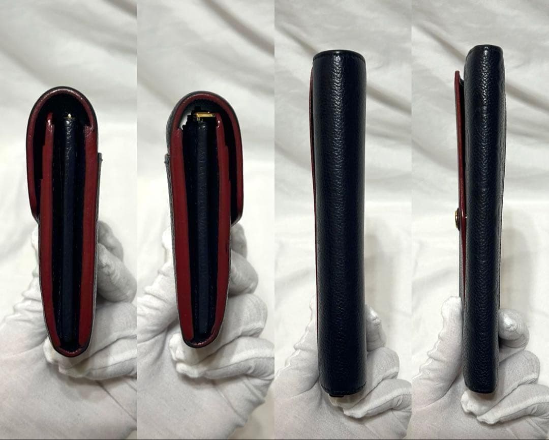 極美品❗️LOUIS VUITTON ルイヴィトン　モノグラム　ネイビー 長財布