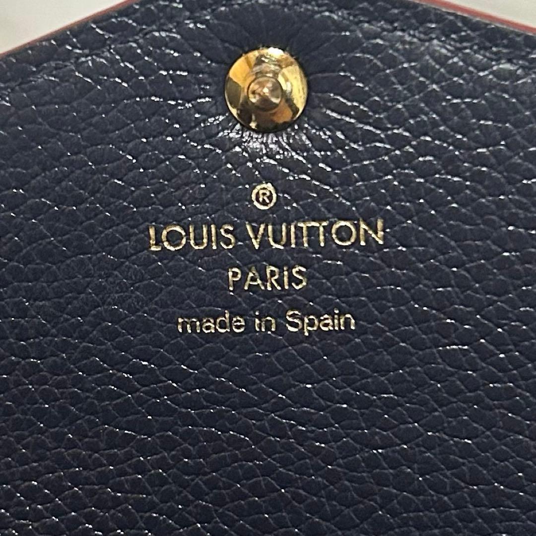 極美品❗️LOUIS VUITTON ルイヴィトン　モノグラム　ネイビー 長財布