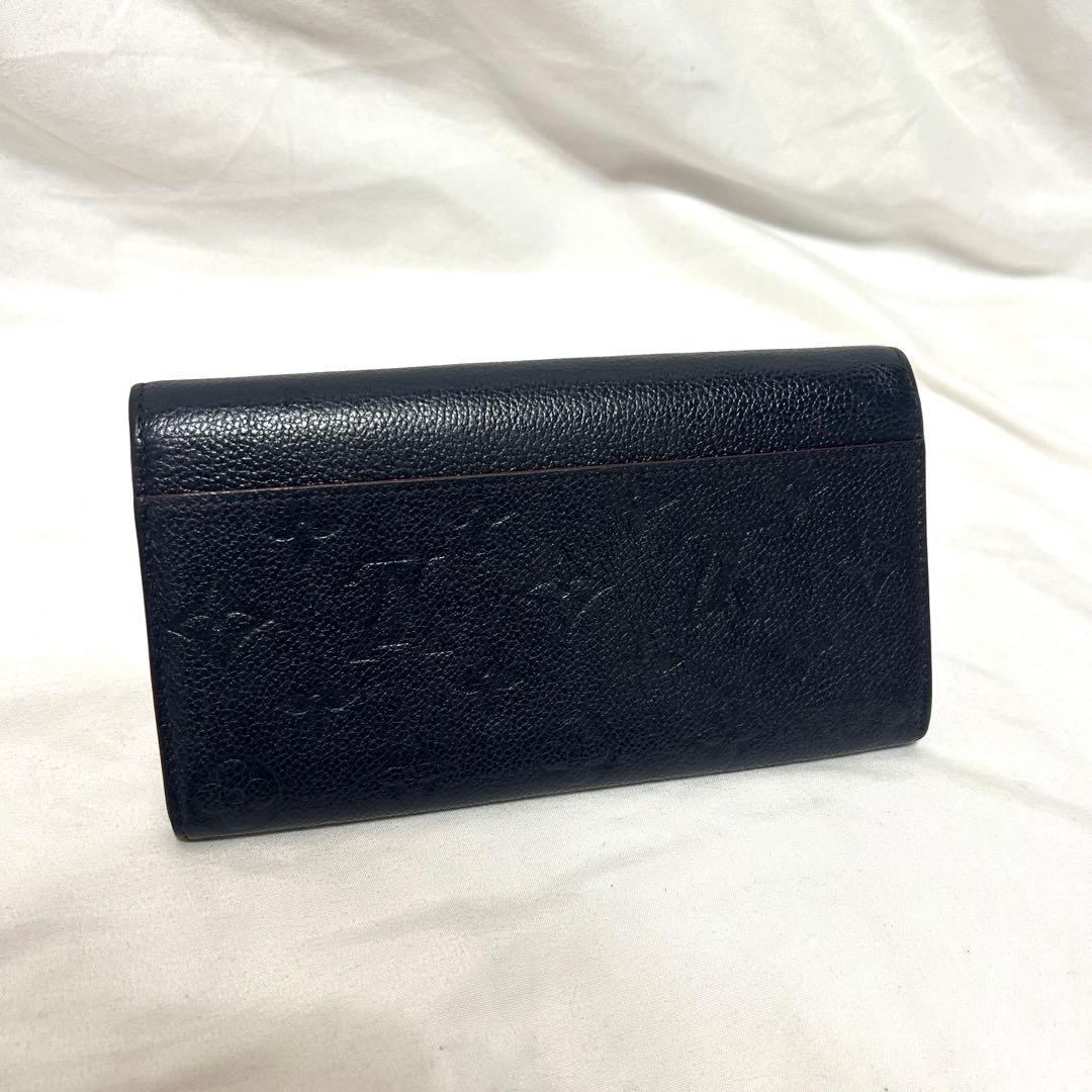 極美品❗️LOUIS VUITTON ルイヴィトン　モノグラム　ネイビー 長財布