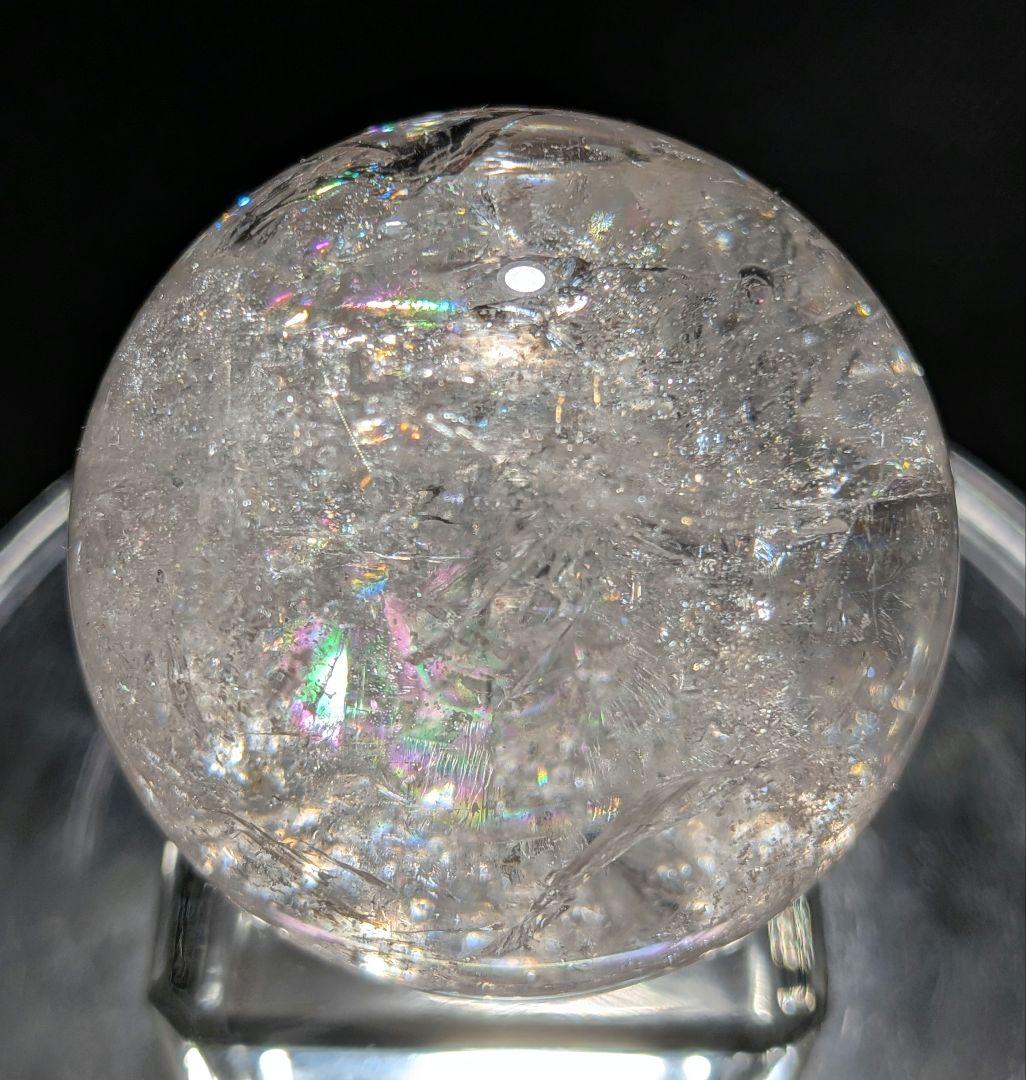 【高品質】天然石ピンクアゼツライト①スフィア4.1cm　丸玉　置物　新入荷❣️