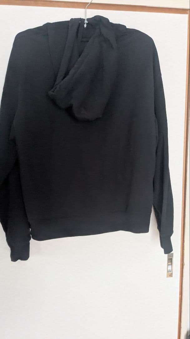 coachブラックリボンプリントパーカー