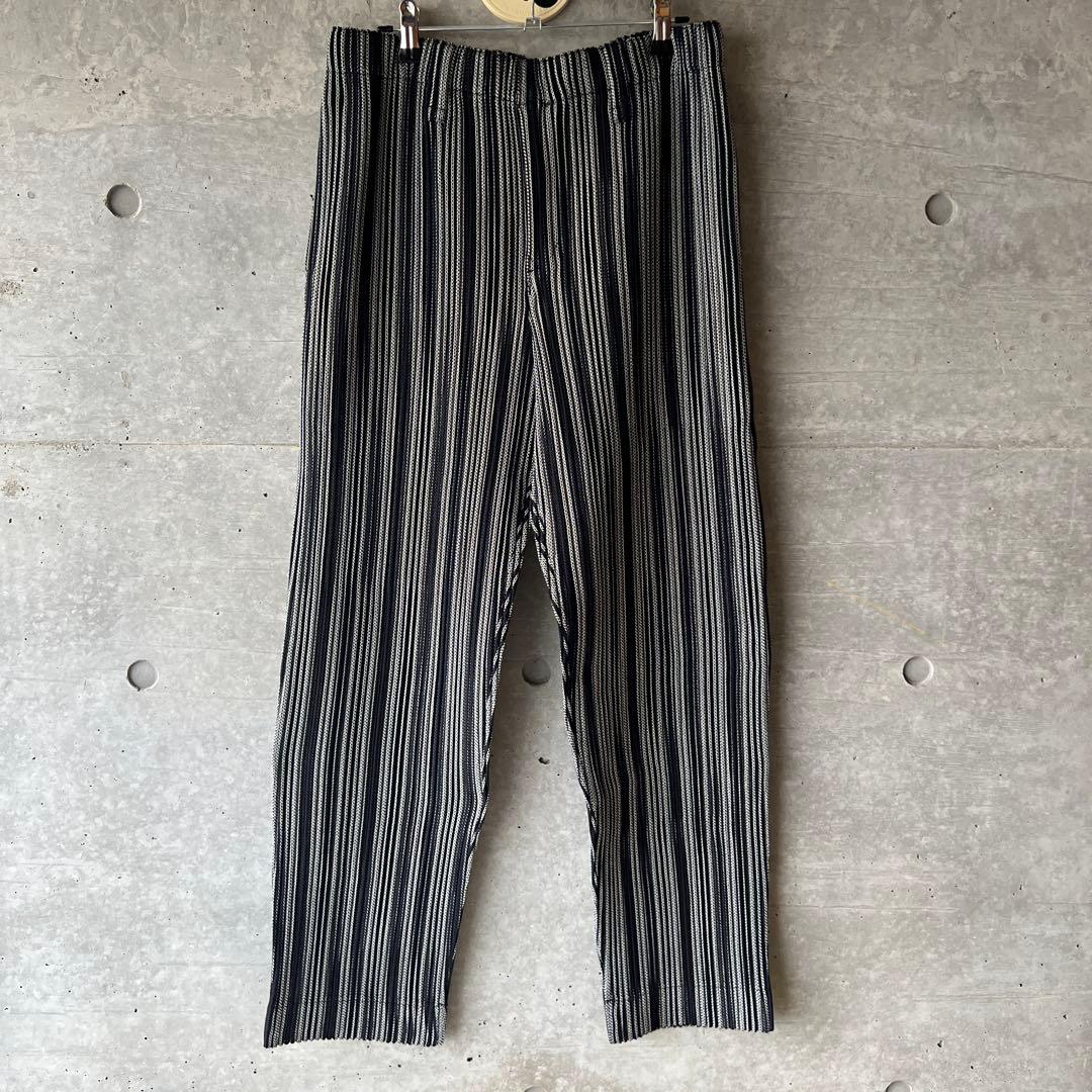 パンツ ISSEY MIYAKE 22ss LENO STRIPE PANTS