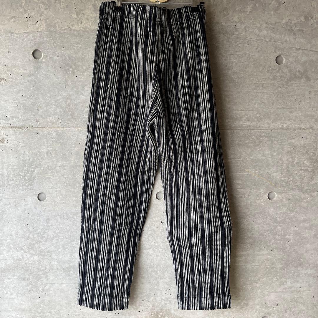 パンツ ISSEY MIYAKE 22ss LENO STRIPE PANTS