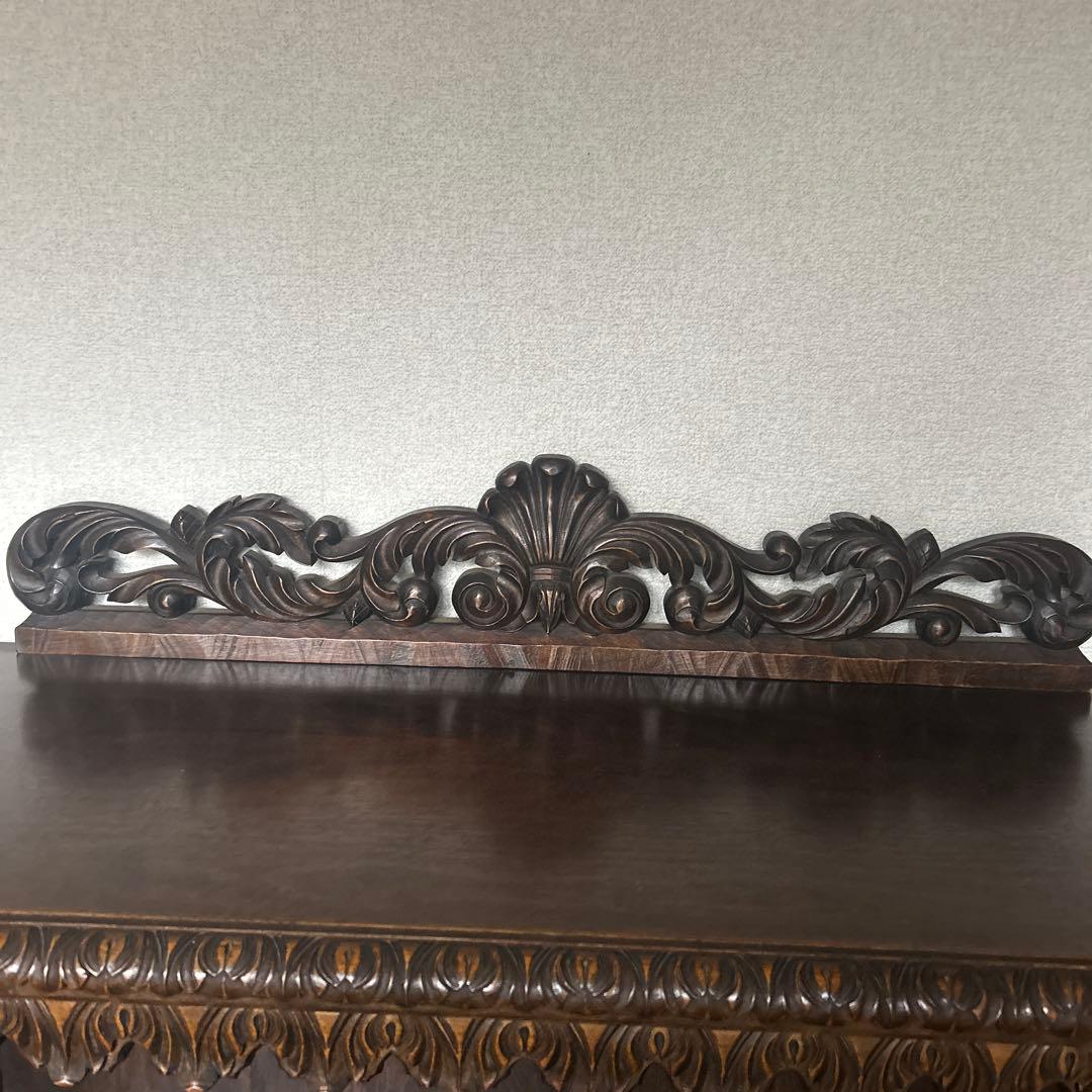 【飾り棚】クラシック木製収納家具