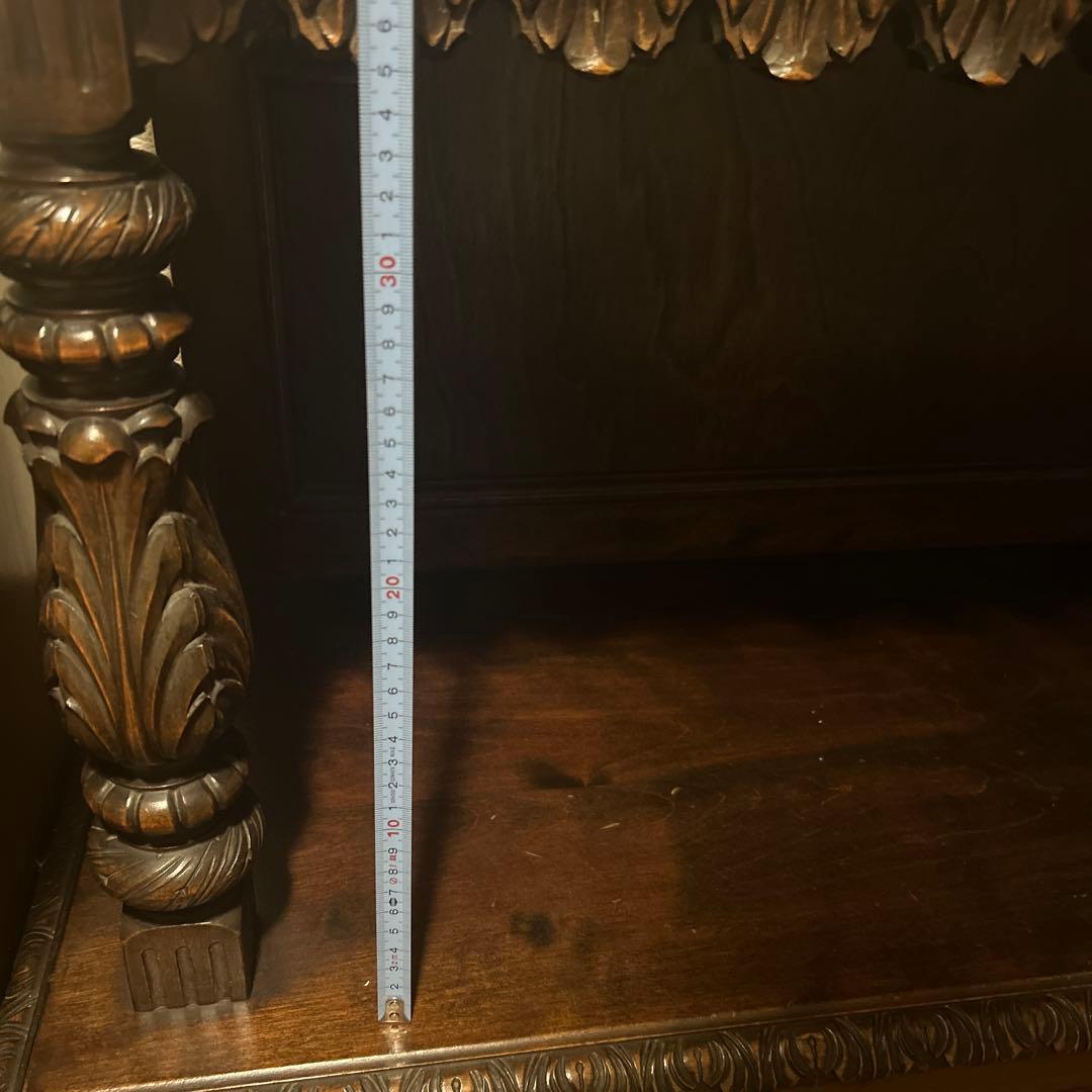 【飾り棚】クラシック木製収納家具