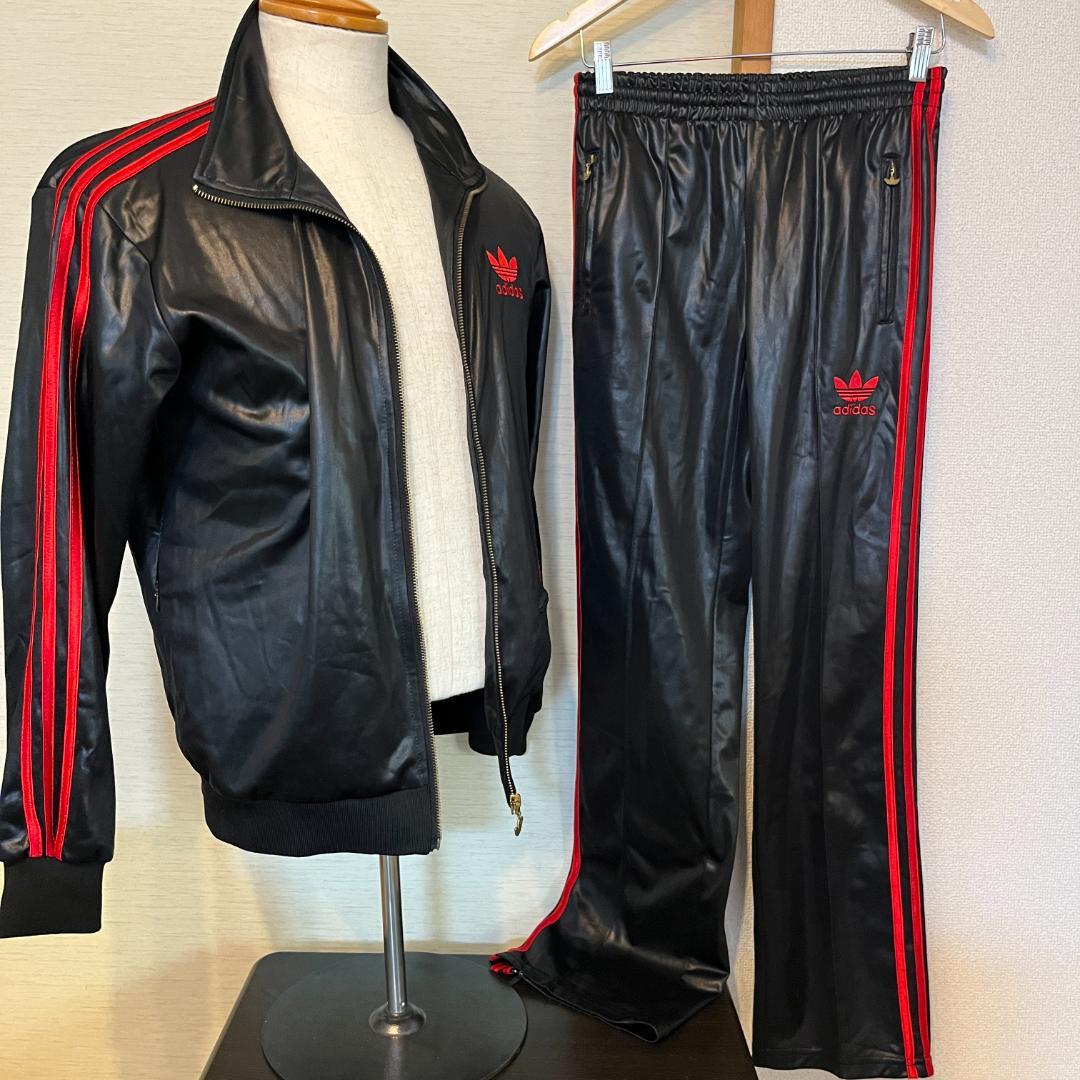 adidas アディダス CHILE62 ジャージ 上下 セットアップ 赤 黒