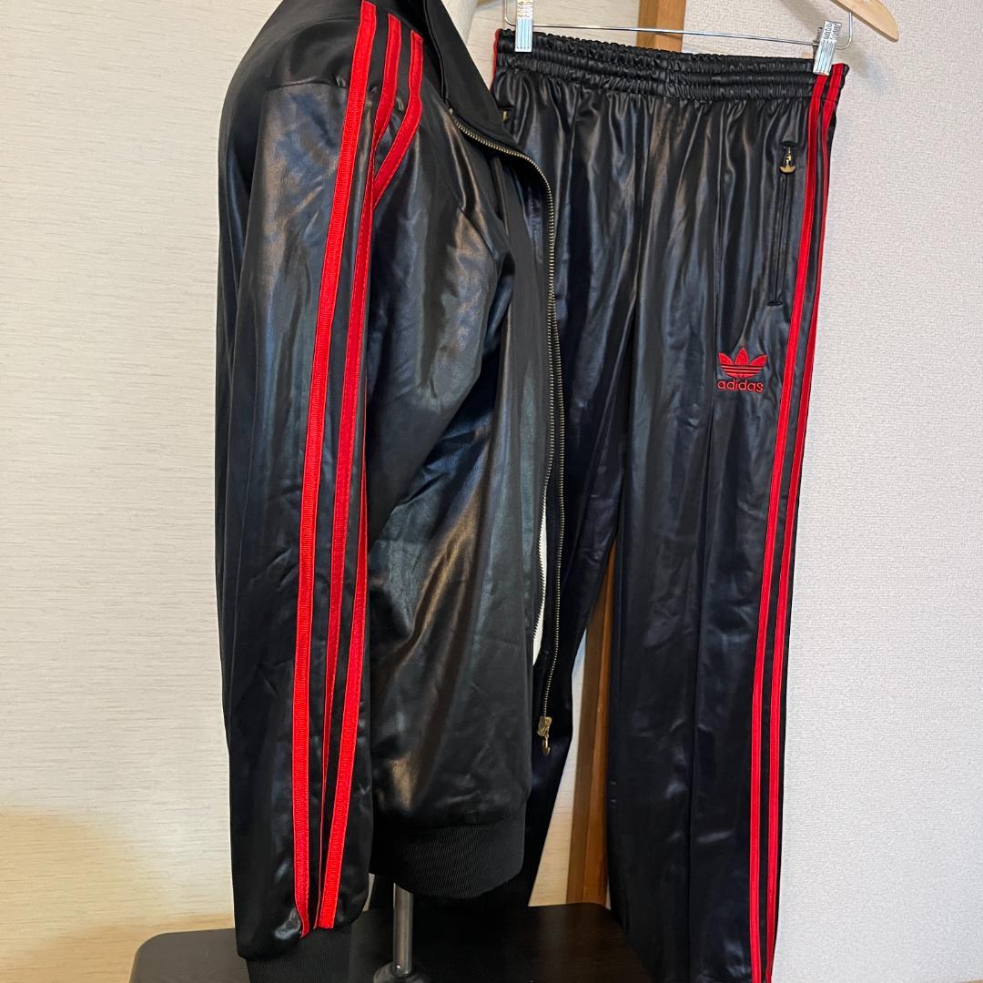 adidas アディダス CHILE62 ジャージ 上下 セットアップ 赤 黒