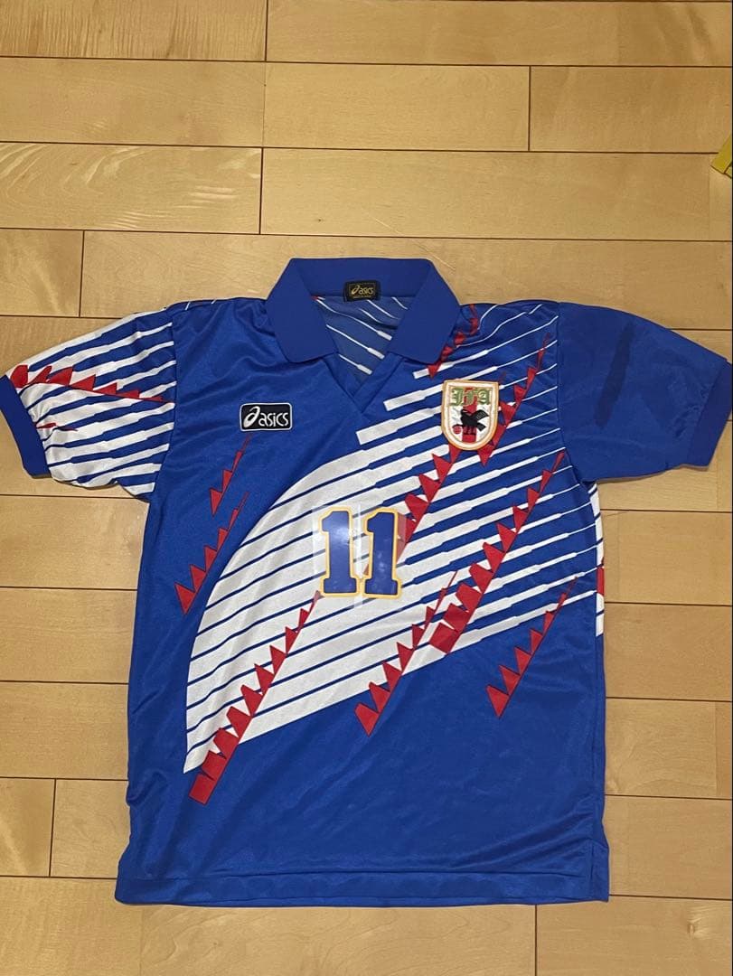 ⚡️アシックス製⚡️ 日本代表　ドーハモデル　三浦知良ネーム付き