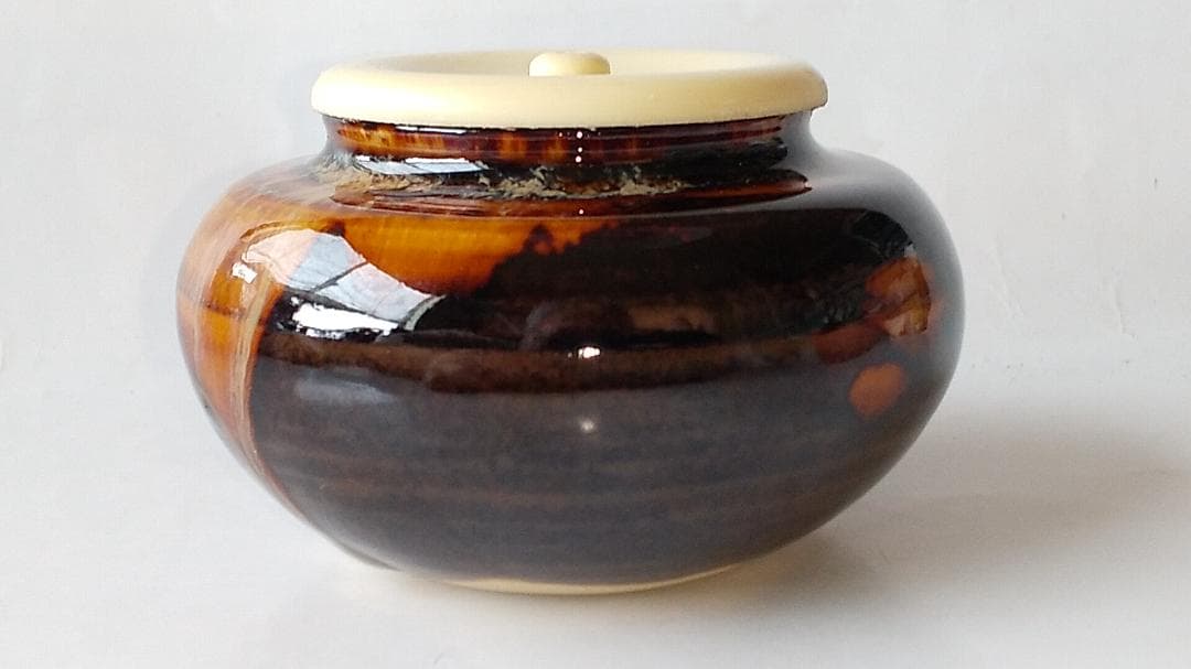 桶谷定一 大海茶入 仕覆 三重欅宝尽 茶道具 共箱 茶入 新品 未使用 保管品