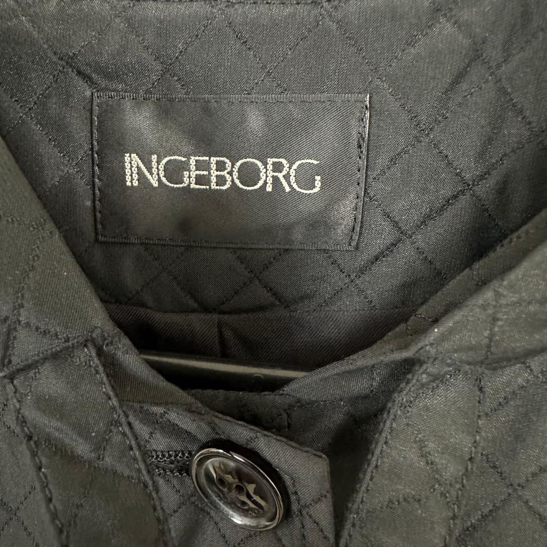 INGEBORG インゲボルグ キルティングポンチョコート F
