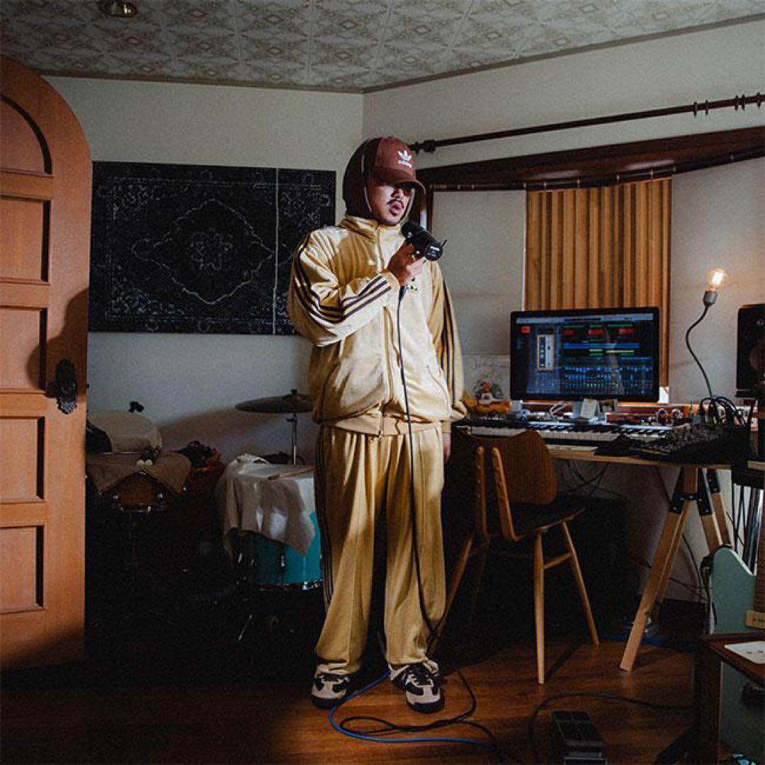 adidas ベロア トラックジャケット パンツ 上下 セットアップ L