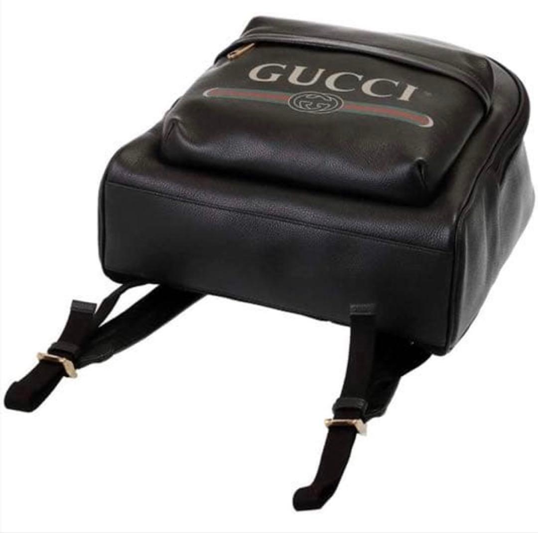 期間限定値下げ中 美品 GUCCI グッチ ブラック レザー リュック