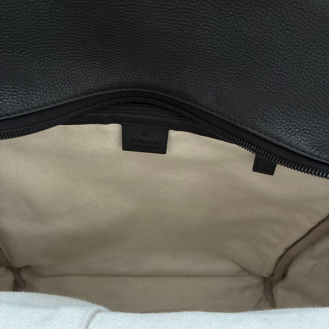 期間限定値下げ中 美品 GUCCI グッチ ブラック レザー リュック