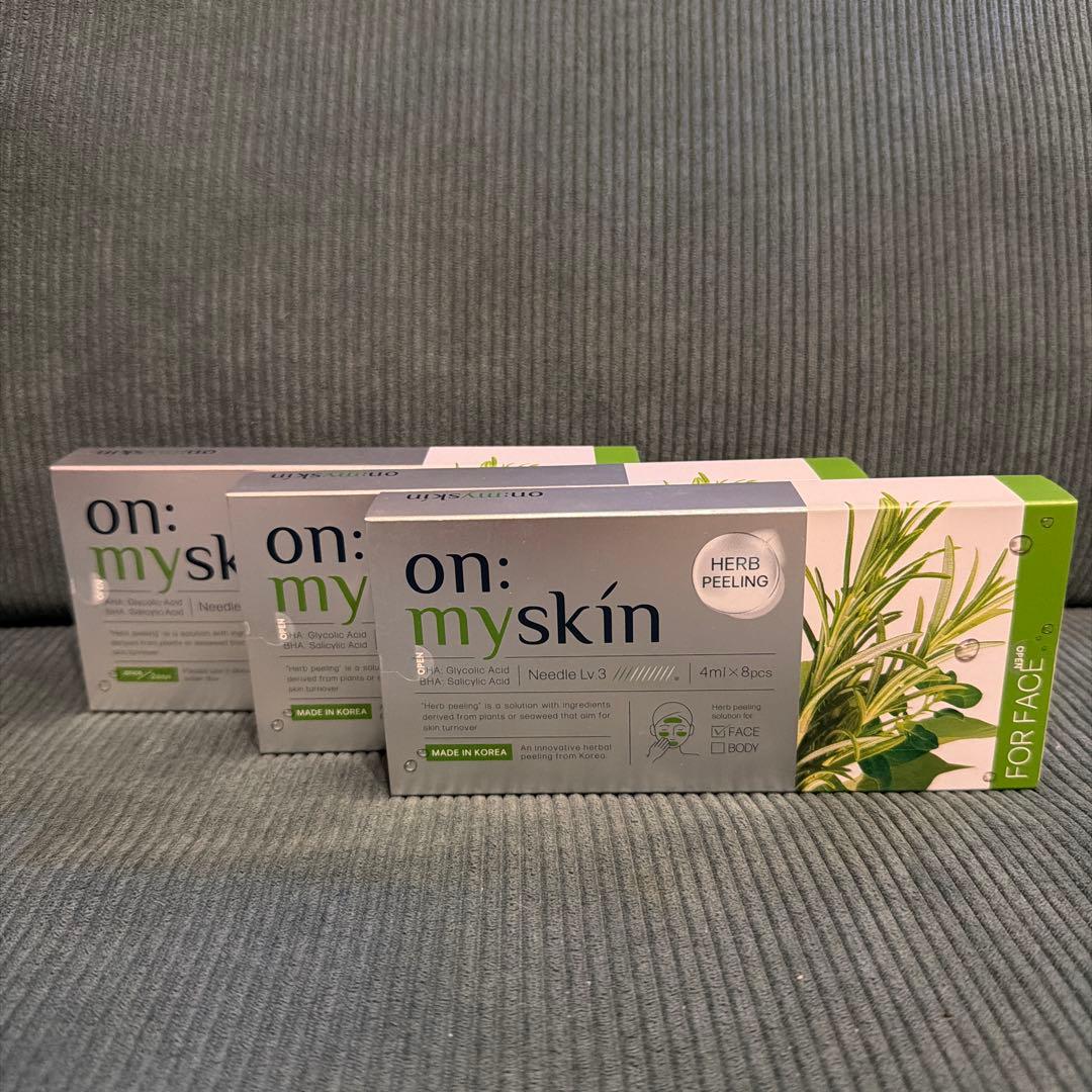 未開封on: myskin ハーブピーリング 3箱セット