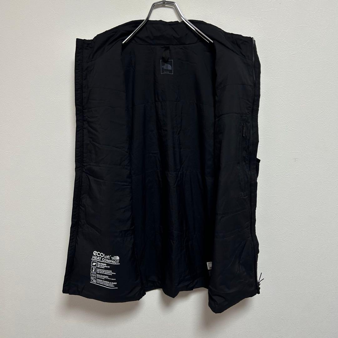 日本未入荷　海外限定　ノースフェイス　キルティング中綿ダウンベスト　黒　L