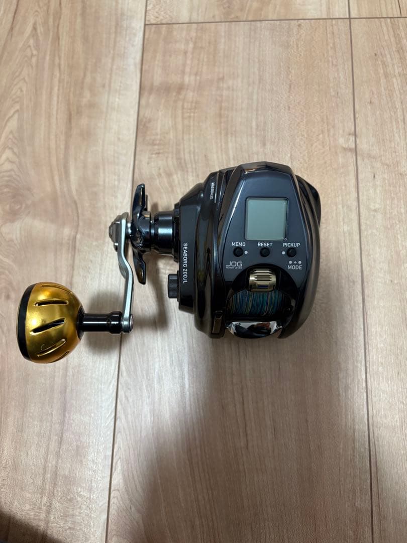 ダイワ 22シーボーグ 200JL 左ハンドル 使用少　アルミラウンドノブ付き