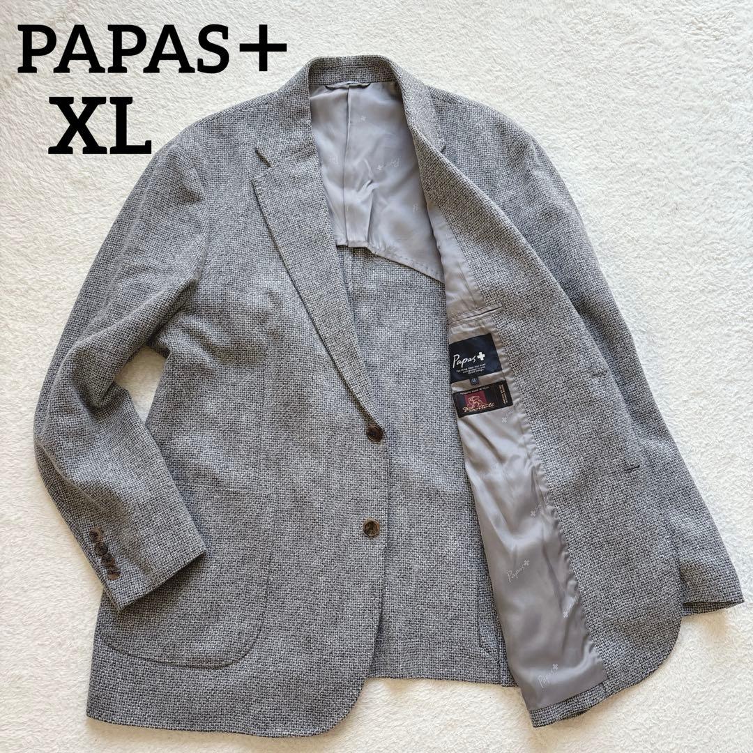 Papas パパスプラス Lanificio Bottoli テーラード XL