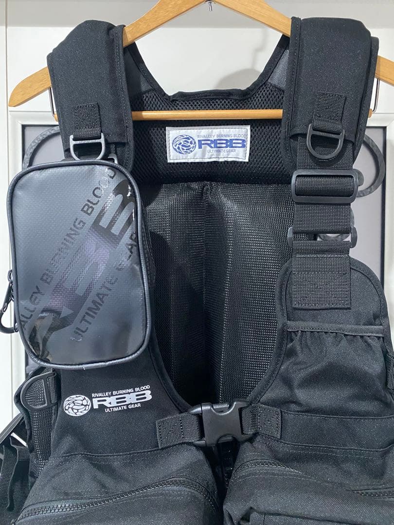 RBB リバレイ　ゲームベストⅡ　ブラック　リバレイ　ポーチ付き　美品 8897