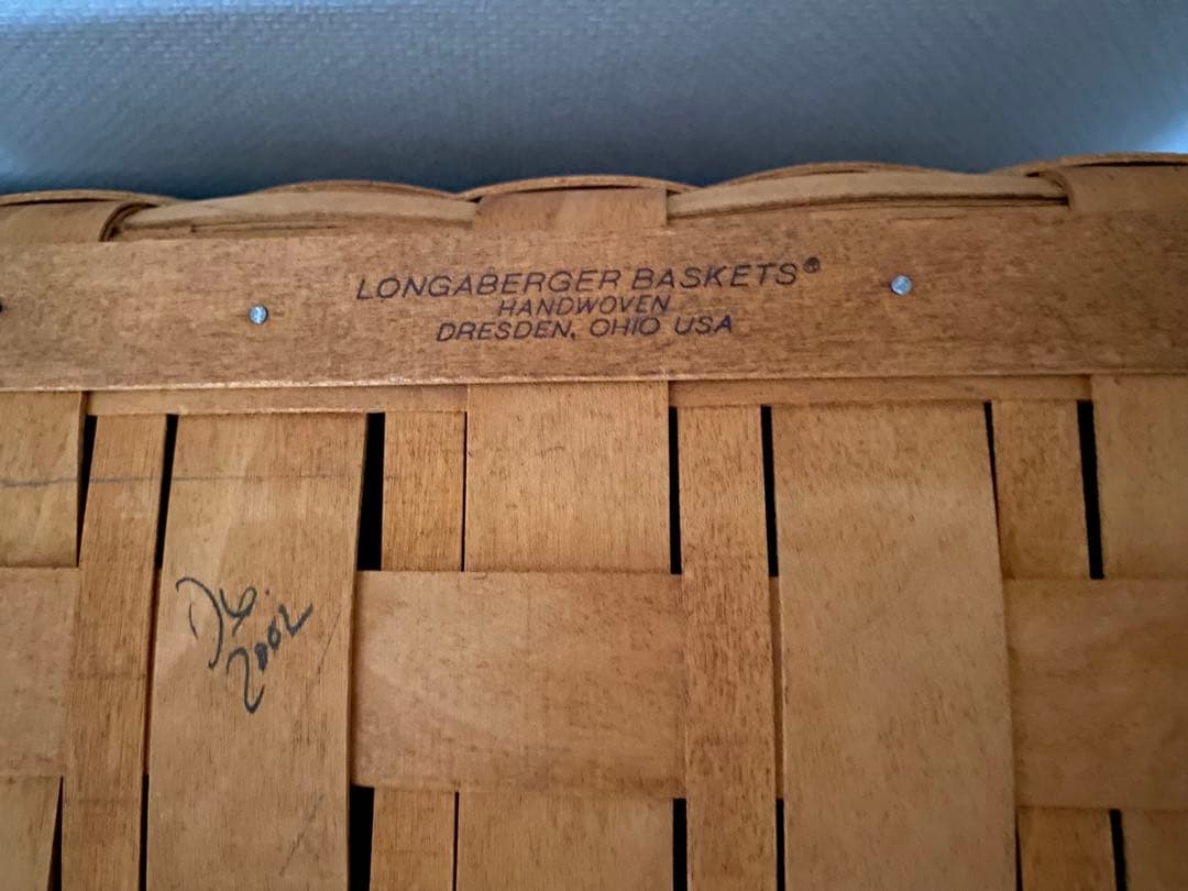 ロンガーバーガー　2段バスケット アイアンフレーム付き