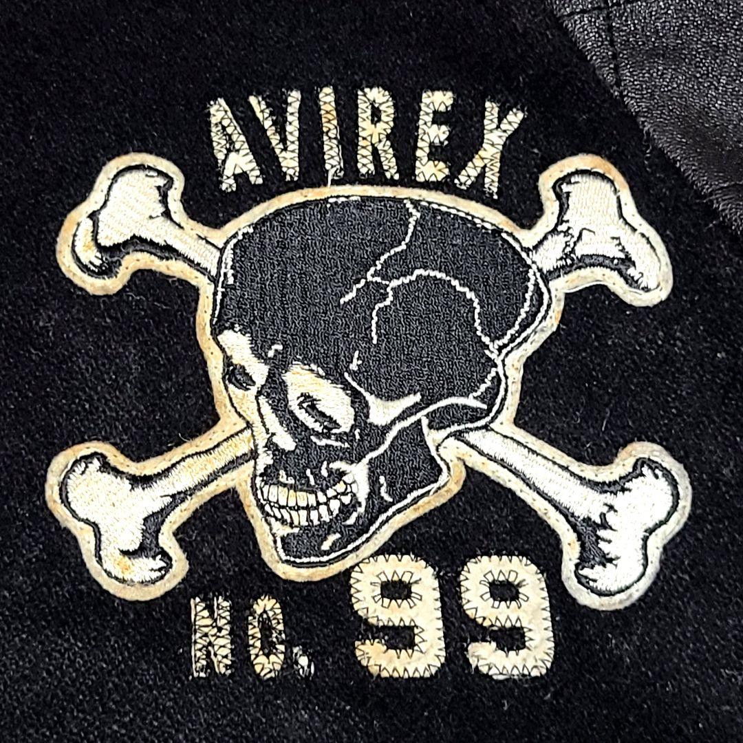 定価6万円！AVIREX (アヴィレックス)レザースタジャン FREE