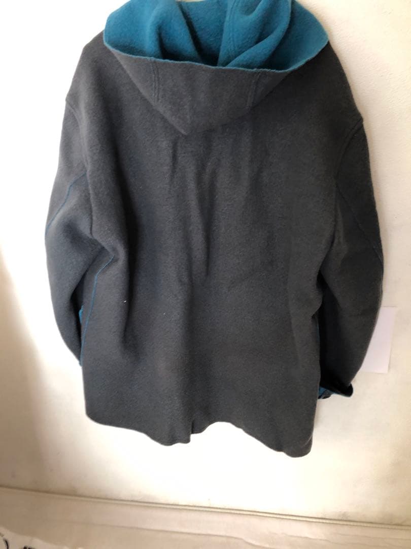 専用- ISSEY MIYAKE フード付きジャケット グレー/ブルー