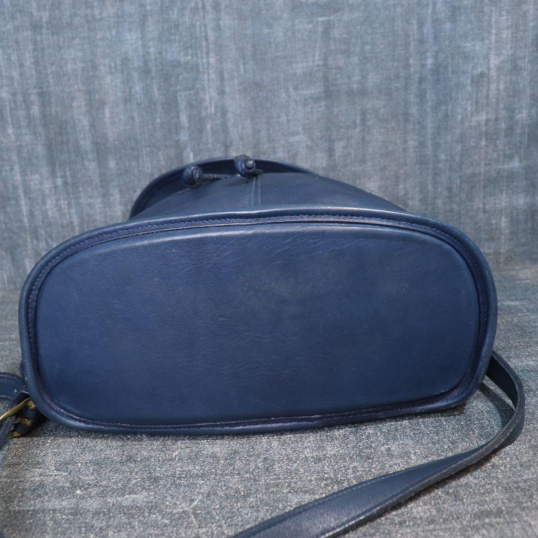 バッグ VINTAGE OLD COACH Blue shoulder BAG