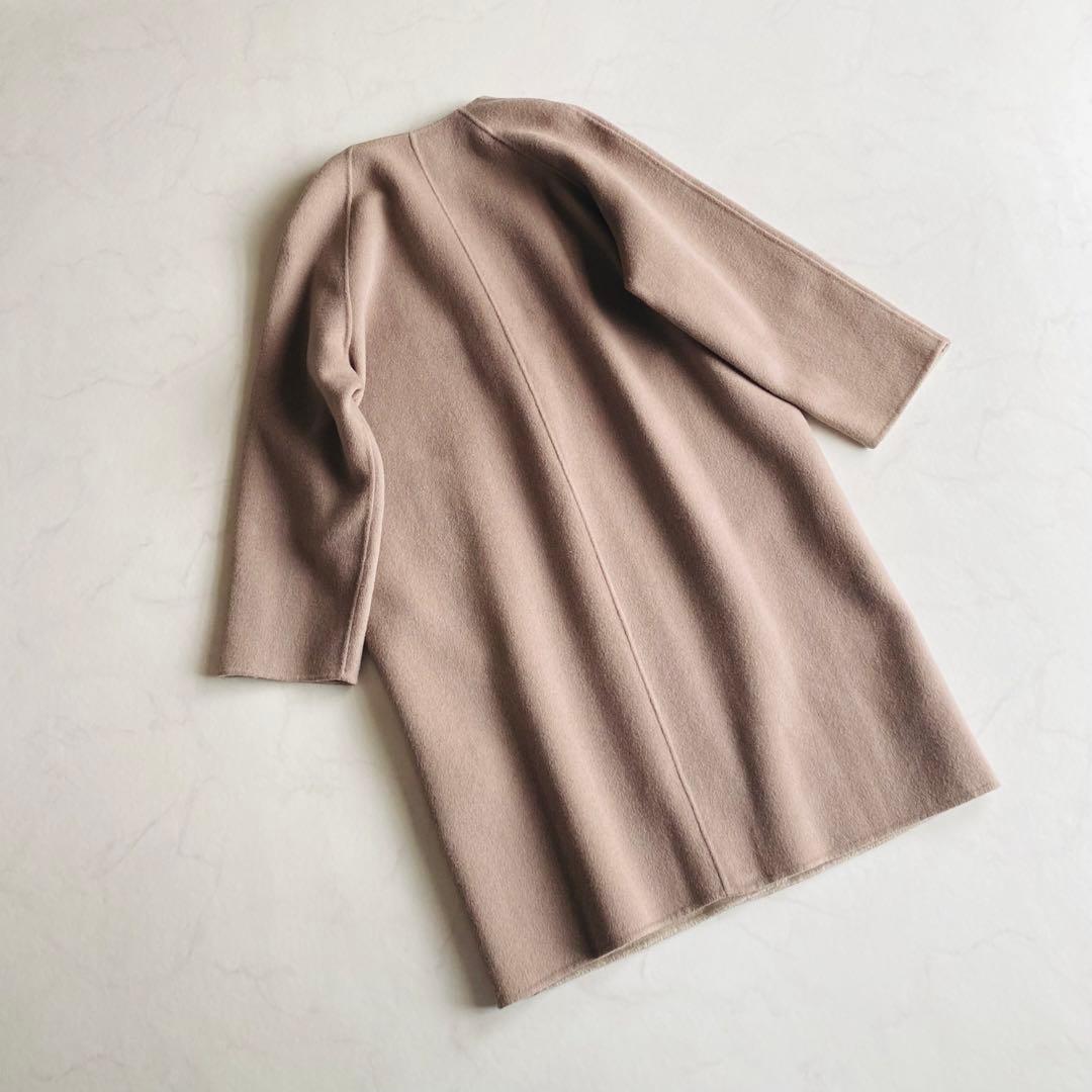 FRAMeWORK クルーネック リバーコート ゆったり オーバーサイズ