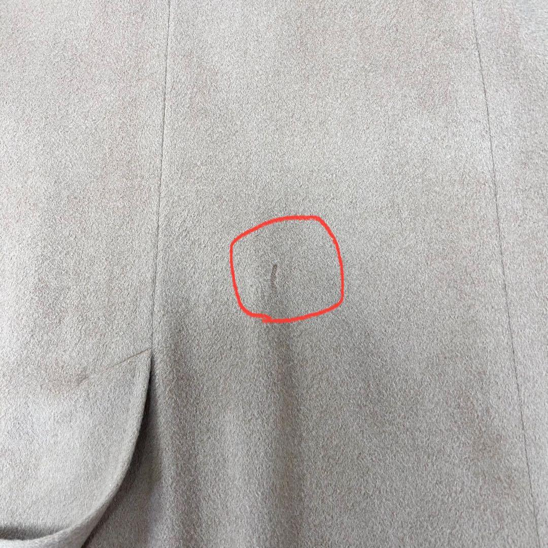 着丈110cm アクアスキュータム カシミヤ100 ダブル チェスターコート